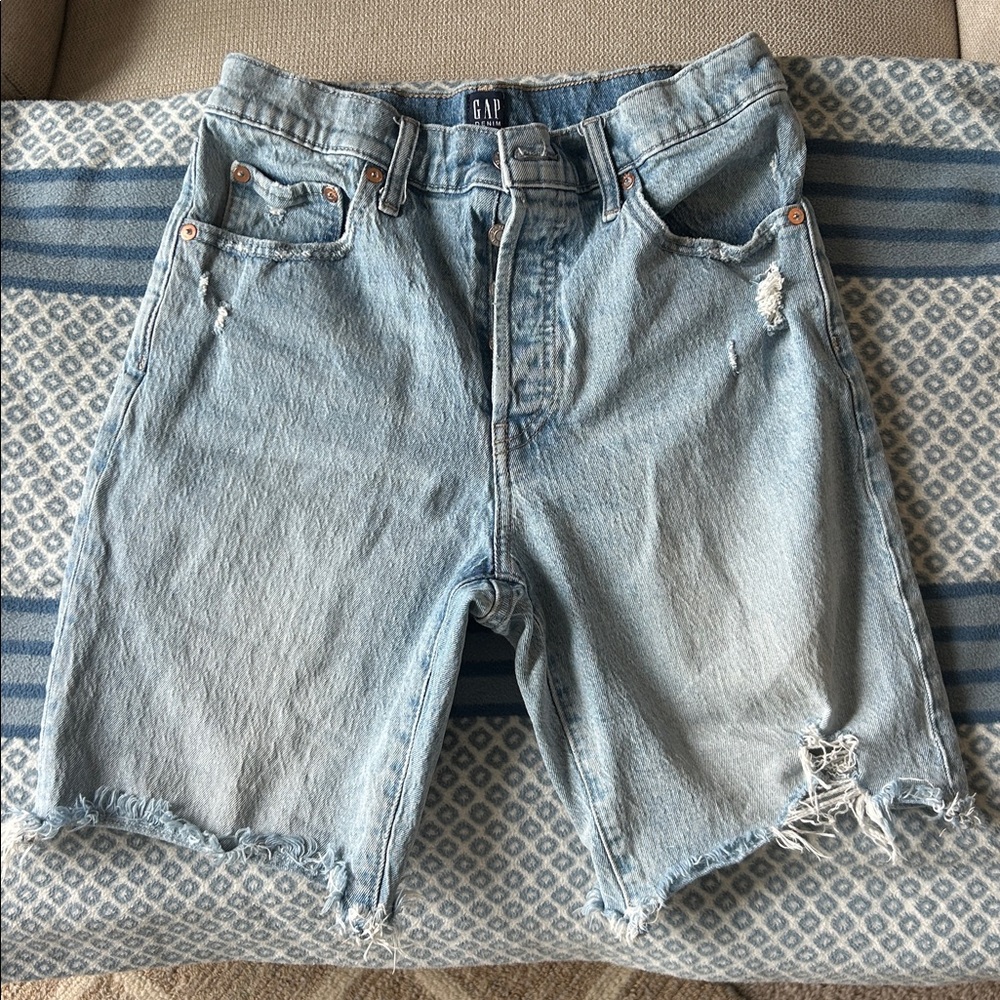 GAP Light Blue Denim Shorts